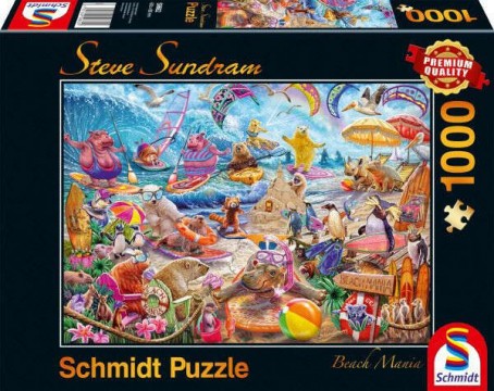 Schmidt Strandmánia, 1000 db-os puzzle (59662)