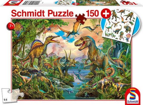 Schmidt Wild dinosaurs (tattoo) 150db-os puzzle (56332) (18902-184)
