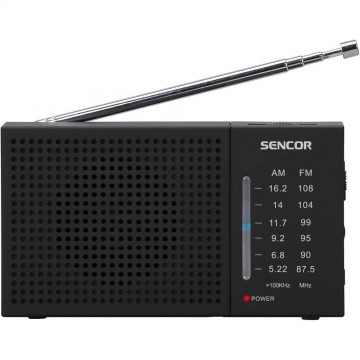 Sencor SRD 1800 FM/AM Zsebrádió fekete S
