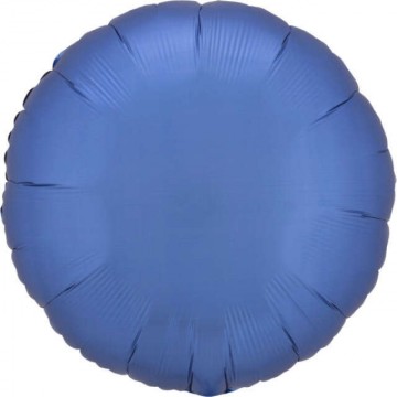 Silk Azure Blue kör fólia lufi 43 cm