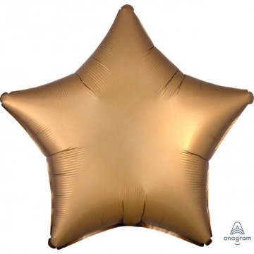 Silk Gold csillag fólia lufi 48 cm