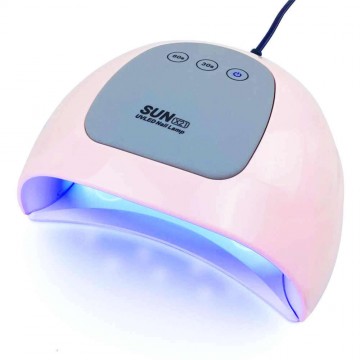SilverHome SunX21 42W Smart UV/LED lámpa - rózsaszín