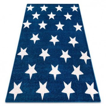 Sketch szőnyeg - FA68 kék/fehér - Csillagok 240x330 cm