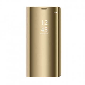 Smart Clear View tok Samsung Galaxy S22 Plus aranyszínű