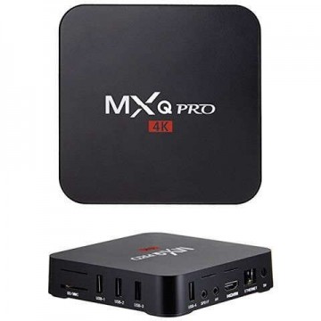 Smart TV adapter, MXQ PRO 4K, Android 9.0 2 GB DDR3 RAM, fekete