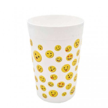 Smiley műanyag pohár szet 6db - 2,5dl