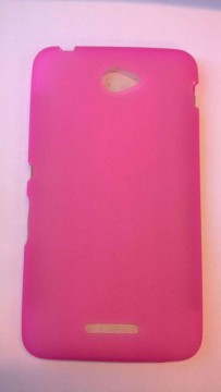 Sony Xperia E4 E2105 pink rózsaszín matt szilikon tok