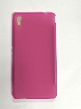 Sony Xperia M4 Aqua E2303 pink rózsaszín matt szilikon tok