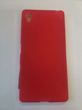 Sony Xperia X piros matt szilikon tok