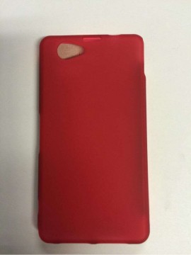 Sony Xperia Z1 Compact D5503 L39H piros matt szilikon tok