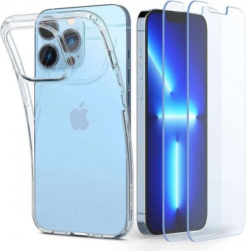 Spigen Crystal Pack Apple iPhone 13 Pro Max átlátszó tok+Glas.tR...