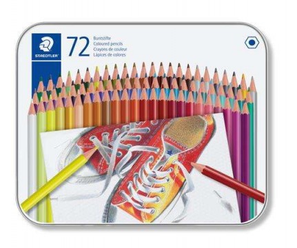Staedtler hatszögletű 72 különböző színű színes ceruza...