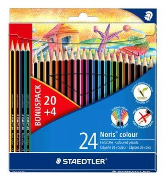 Staedtler Noris Colour hatszögletű 20+4 különböző színű...
