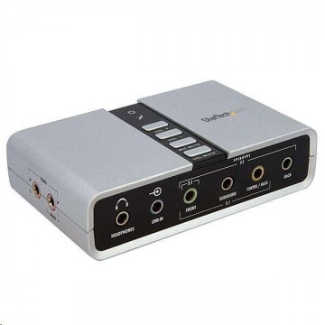 StarTech.com 7.1 USB külső hangkártya ezüst (ICUSBAUDIO7D)