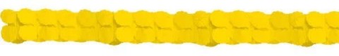 Sunshine Yellow, Sárga papír girland 365 cm