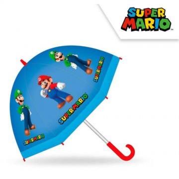 Super Mario gyerek félautomata esernyő