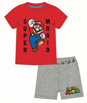 Super Mario gyerek rövid pizsama 6 év/116 cm