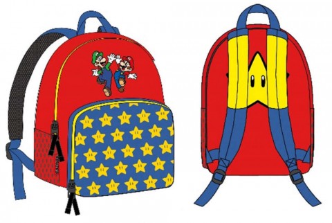 Super Mario táska, hátizsák 28 cm