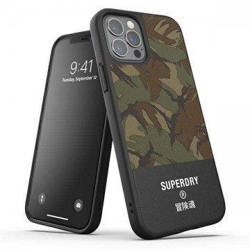 Superdry Molded Canvas iPhone 12 / iPhone 12 Pro tok CAMO / CAMO 42588