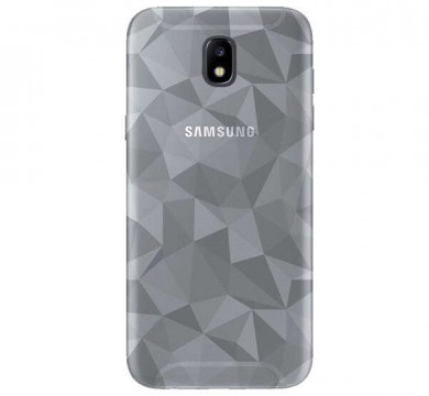 Szilikon telefonvédő (3D, gyémánt minta) ÁTLÁTSZÓ Samsung...