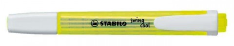 Szövegkiemelő, 1-4 mm, STABILO "Swing Cool", sárga