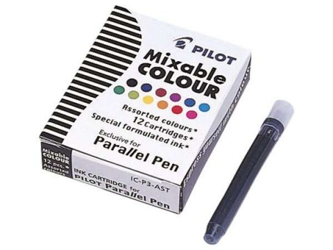 Töltőtoll patron, PILOT "Parallel Pen", 12 különböző...