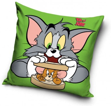 Tom és Jerry párnahuzat 40x40 cm szendvics
