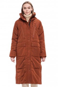 Tom Tailor barna, női téli parka kabát – XL