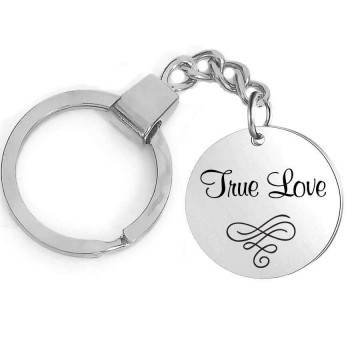 True Love kulcstartó, választható több formában és színben