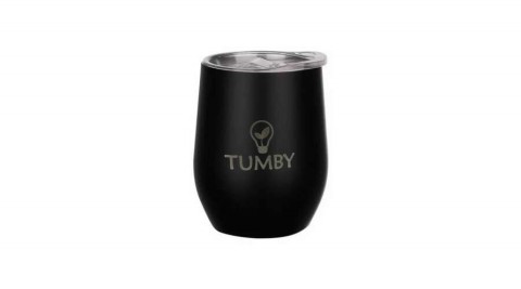 Tumby termosz pohár fekete 350ml