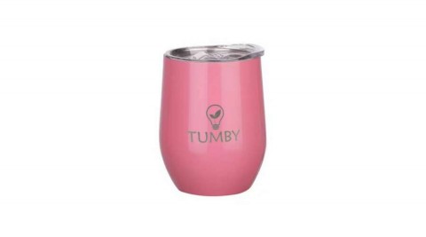 Tumby termosz pohár világos rózsaszín 350ml