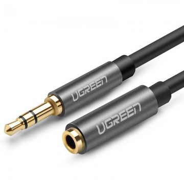 Ugreen 10595 audio kábel 3 M 3.5mm Fekete