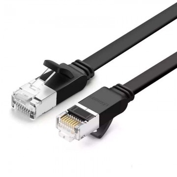 UGREEN lapos hálózati kábel fém csatlakozókkal, Ethernet RJ45,...