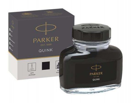 Üveges tinta, PARKER, "Quink", fekete - 0.05 liter/üveg