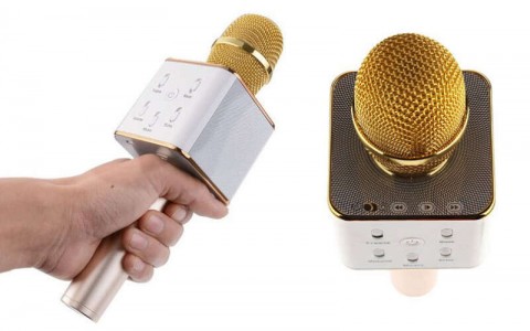Vezeték nélküli Bluetooth Karaoke mikrofon és hangszóró egyben