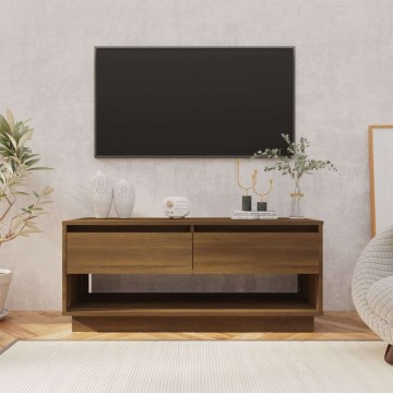 vidaXL barna tölgy színű forgácslap TV-szekrény 102 x 41 x 44 cm