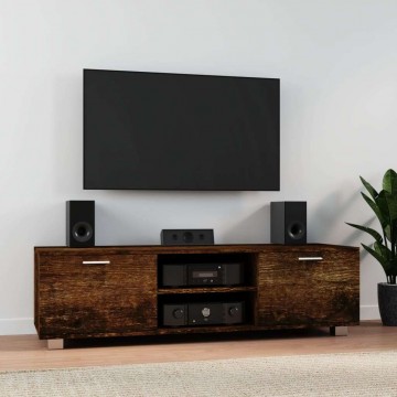 vidaXL füstös tölgy színű szerelt fa TV-szekrény 140 x 40,5 x 35...