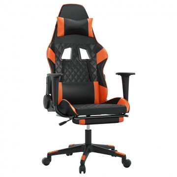 vidaXL Gamer szék - fekete-narancssárga 