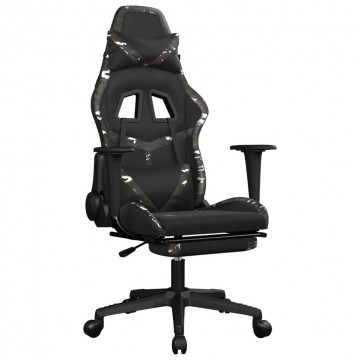 vidaXL Gamer szék - fekete-terepszínű