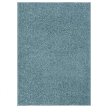 vidaXL kék rövid szálú szőnyeg 140 x 200 cm