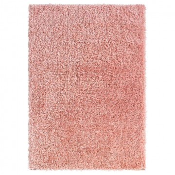 vidaXL magas szálú rózsaszín bozontos szőnyeg 140 x 200 cm 50 mm