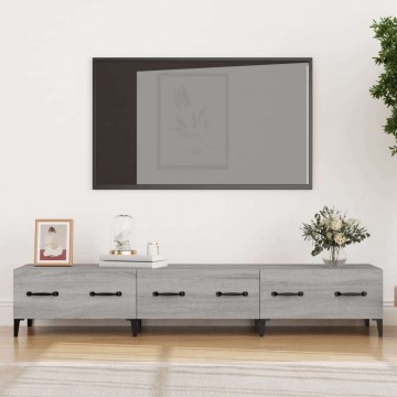 vidaXL szürke sonoma színű szerelt fa TV-szekrény 150 x 34,5 x 30...