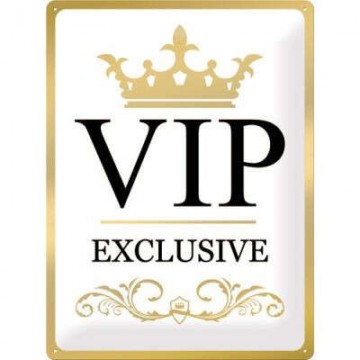VIP Exclisive - Gold Edition Fémtábla