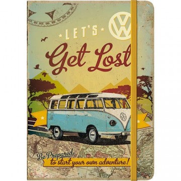 VW Bulli Let&- 039;s Get Lost - Jegyzetfüzet