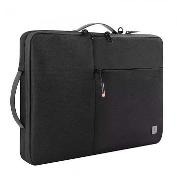 WiWU Alpha két rekeszes laptop táska 15,6" - Fekete