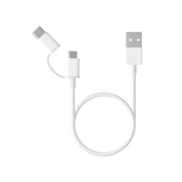 Xiaomi Mi 2-in-1 USB Cable Micro USB to Type C 30cm USB kábel 0,3...