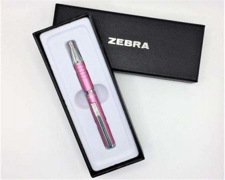 ZEBRA Golyóstoll, 0,24 mm, teleszkópos, metál pink tolltest,...