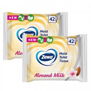 Zewa Almond Milk Nedves Toalettpapír 2x42db