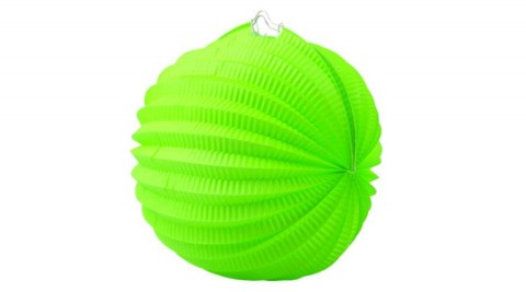 Zöld kerek lampion - 22 cm