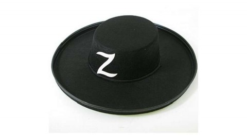 Zorro kalap fekete